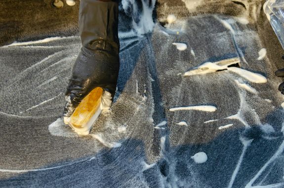 What types of stains can you remove from carpets?