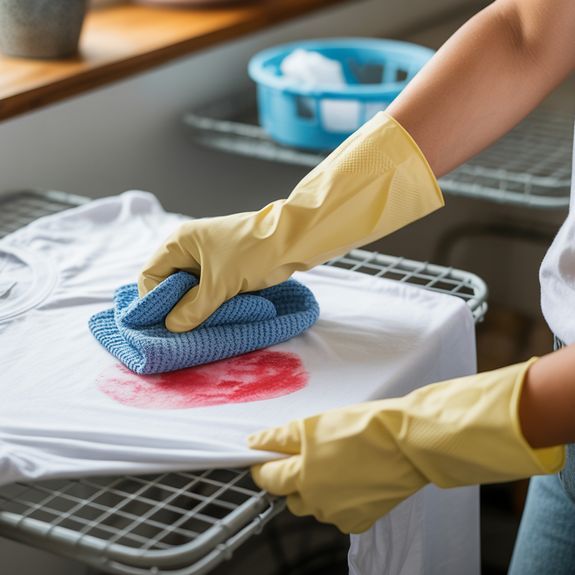 Is there anything I can do to prevent stains in the future?