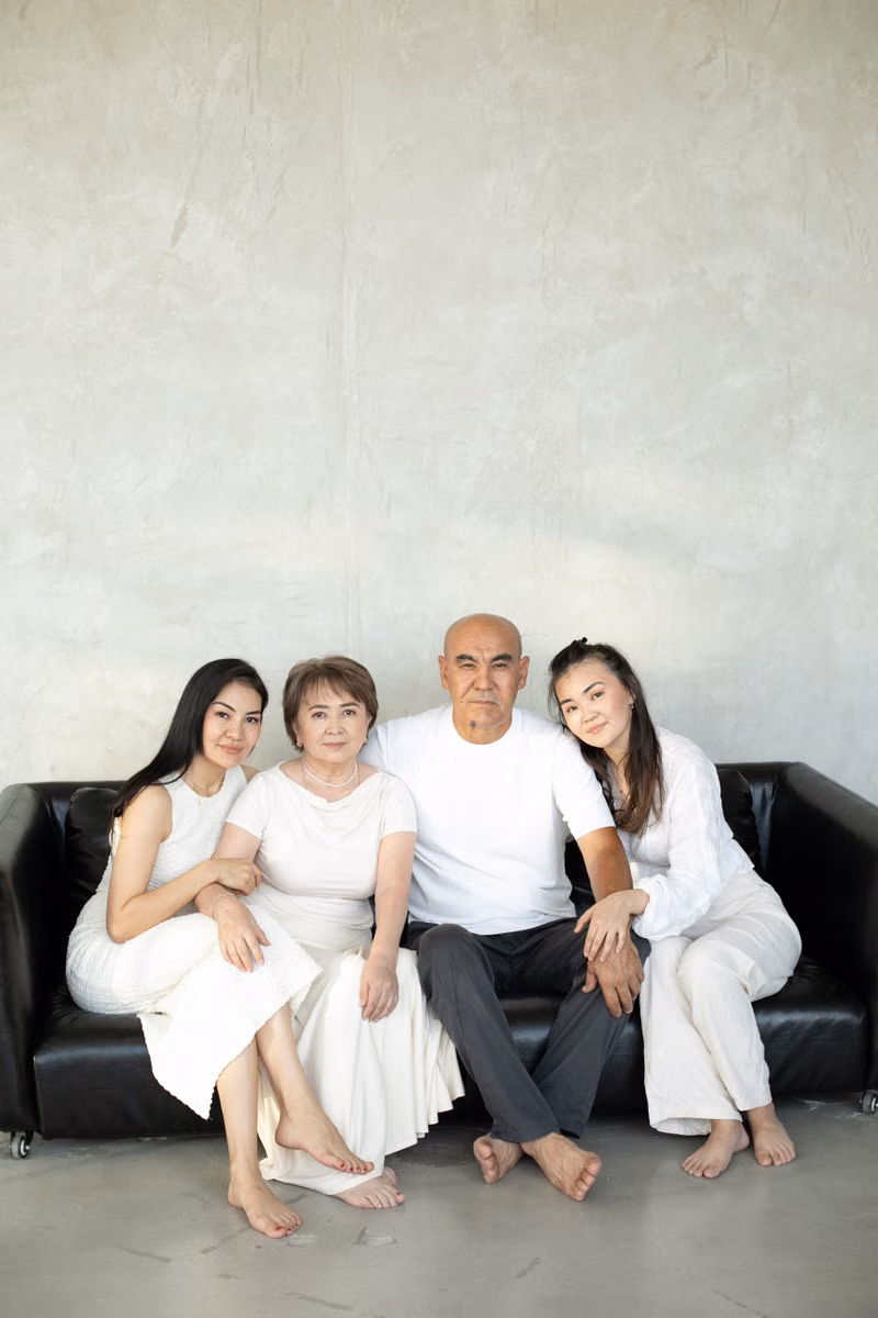 Family enjoying their beautifully cleaned home